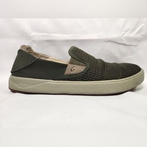 🌴 OluKai Lae'ahi slip on with drop in heel Men's size 8.5 in Nori Green